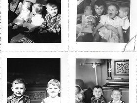 1954 - Dave, Steve, Marily, Mary.jpg